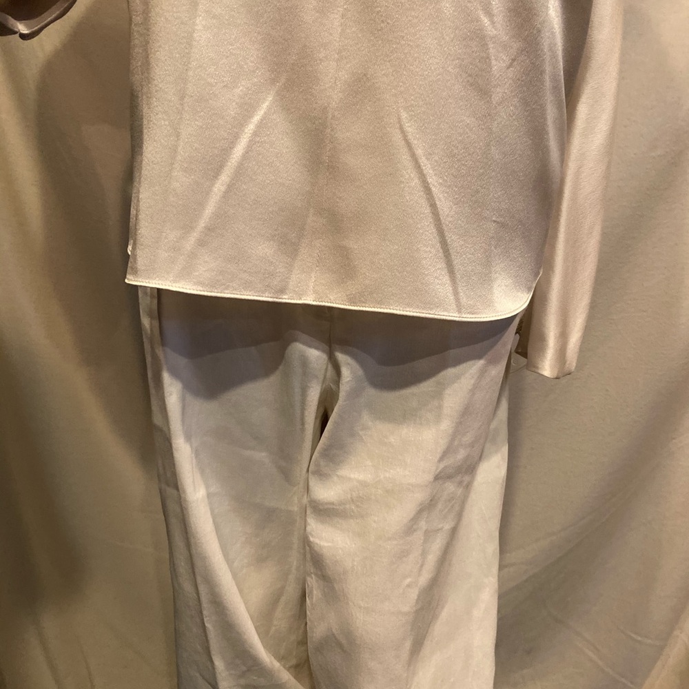 washable stretch crepe boot cut pants